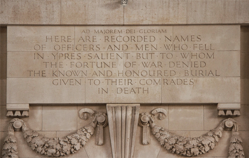 Menin Gate, Ypres, Belgium