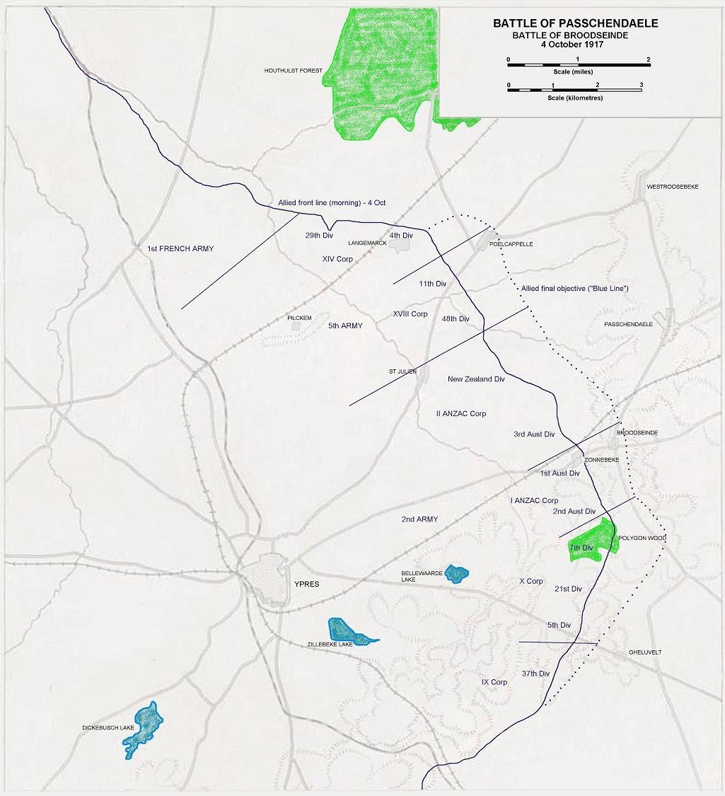 Ypres 1917 Broodseinde Setup and Objectives