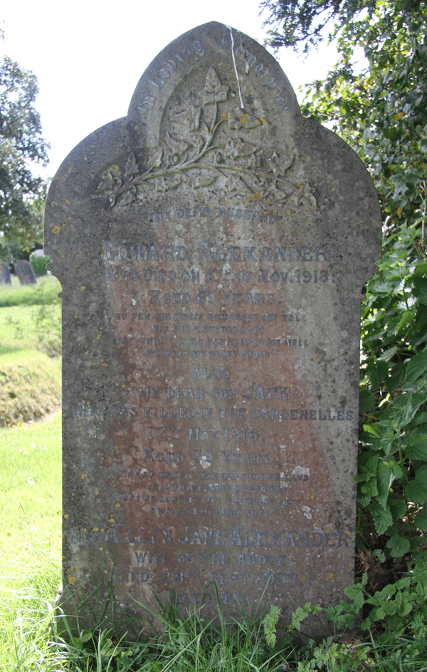 Alexander Family Gravestone