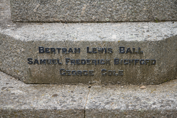 Samuel Frederick Bickford memorial Stoke Fleming Church