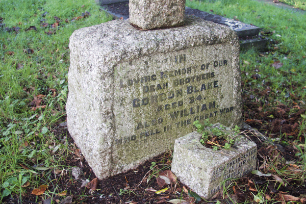 William Robert Blake gravestone 1