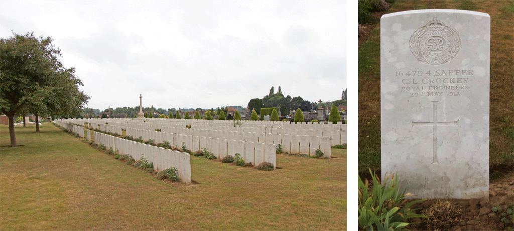 Charles Crocker at Aire Cemetery