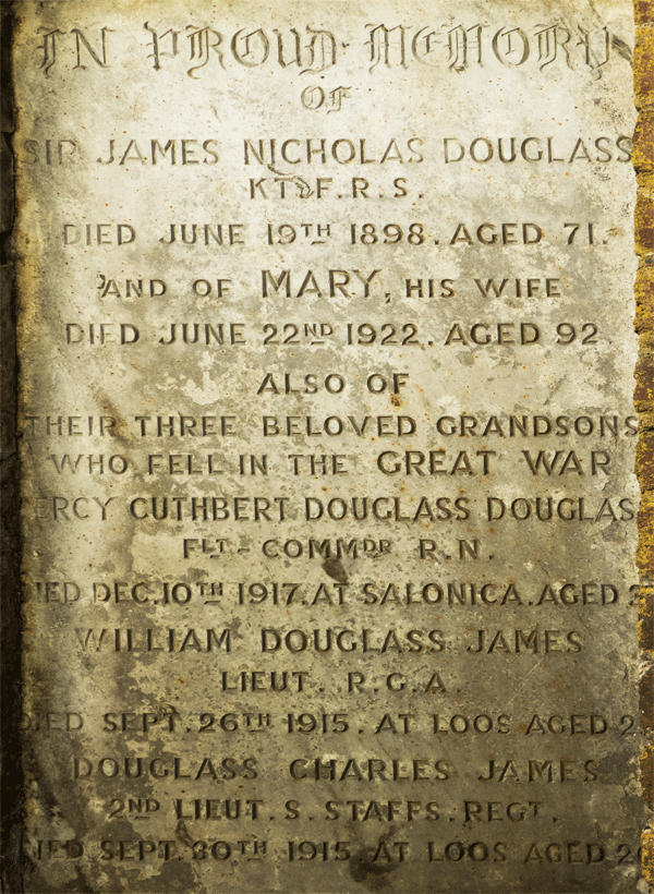 Douglass Family Graves at St Petrox