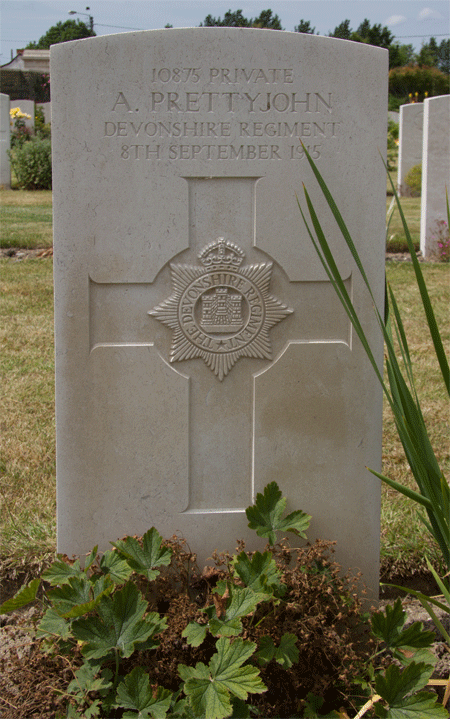 Andrew Prettyjohn Gravestone