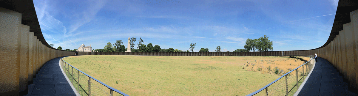 Ring of Memory memorial at Notre Dame de Lorette