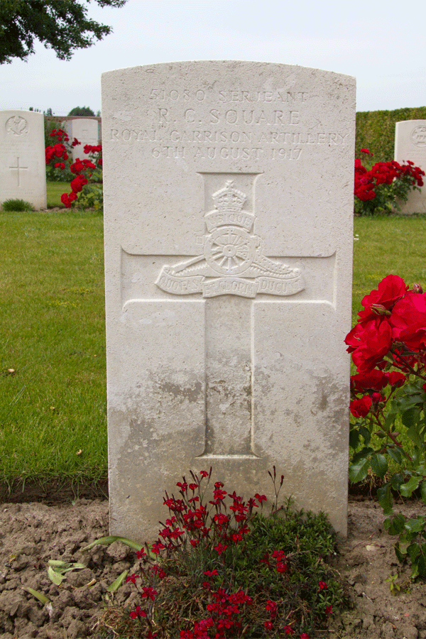 Richard Cleland Square Headstone Huts Cemetery