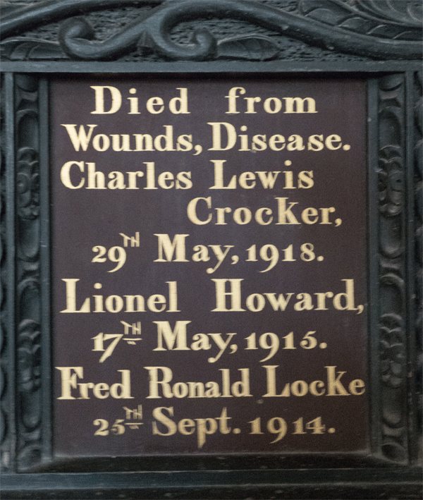 St Petrox Memorial Board