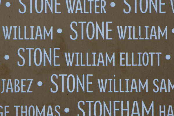 William Elliott Stone Ring of Memory memorial at Notre Dame de Lorette