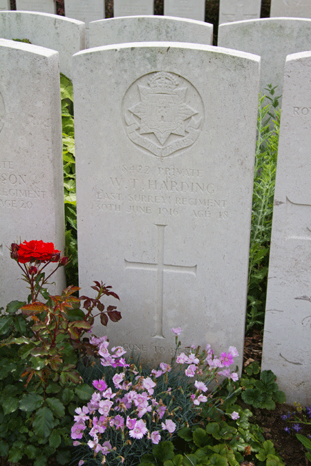 Wifred Thomas Harding Gravestone